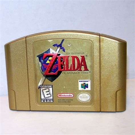 gold ocarina of time n64.